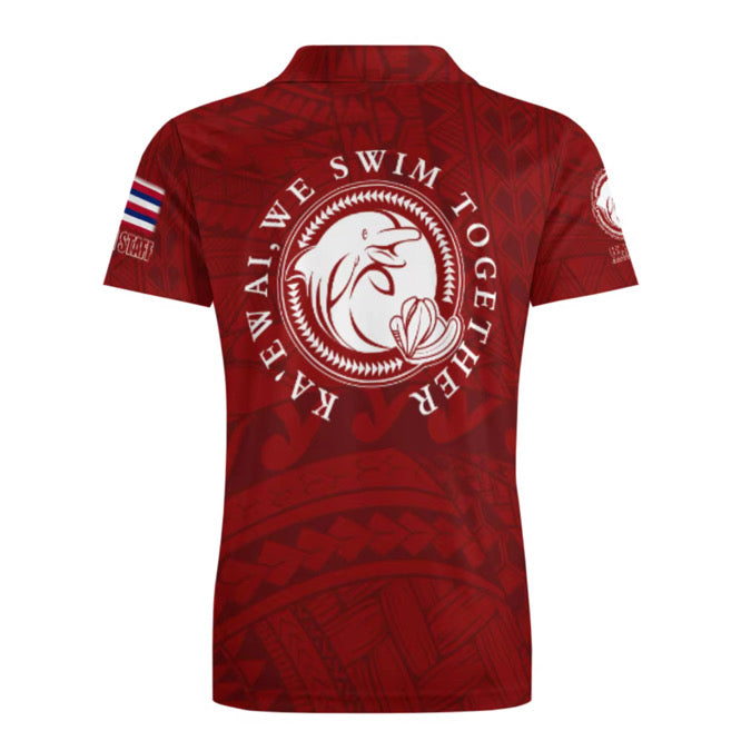 Unisex Ka’ewai Staff Polo Shirt (Tribal Design)