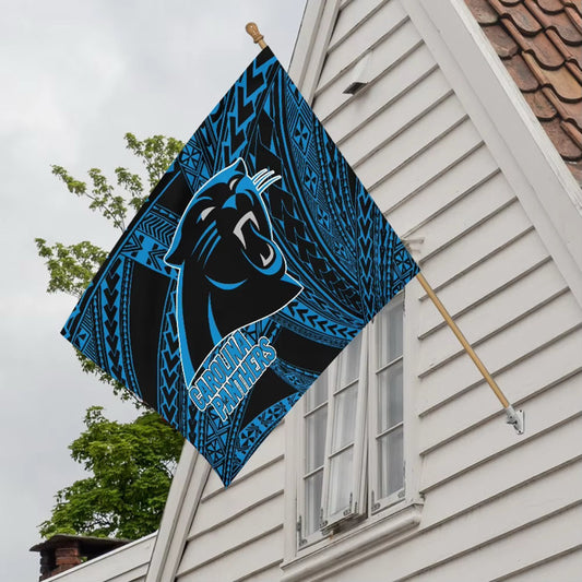 Tribal NFL Carolina Panthers House Flag