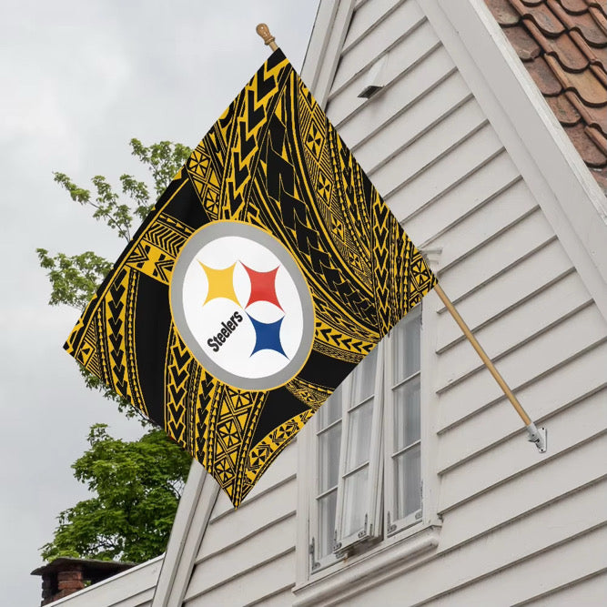 Tribal NFL Steelers House Flag