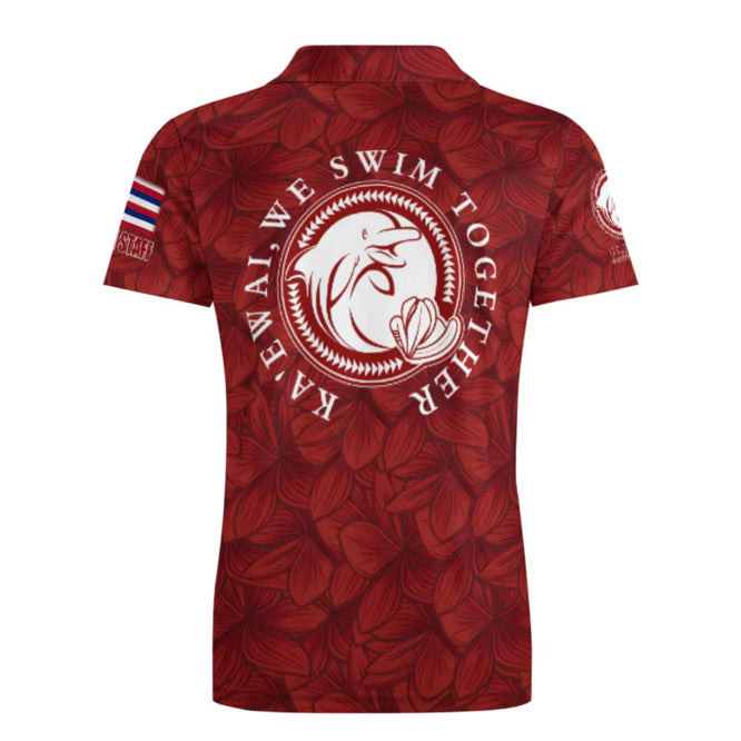 Unisex Ka’ewai Staff Polo Shirt (Flower Design)