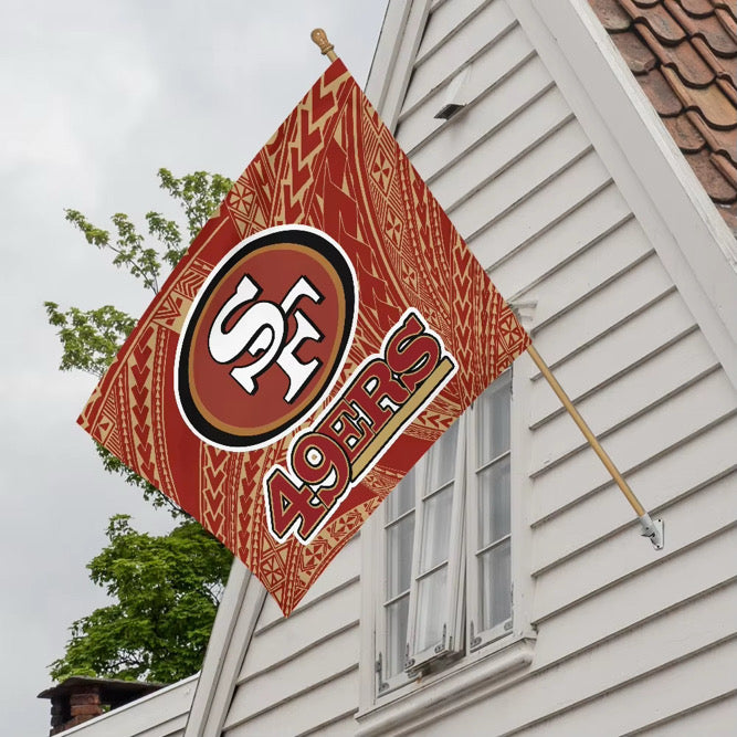 Tribal NFL San Francisco Niners House Flag