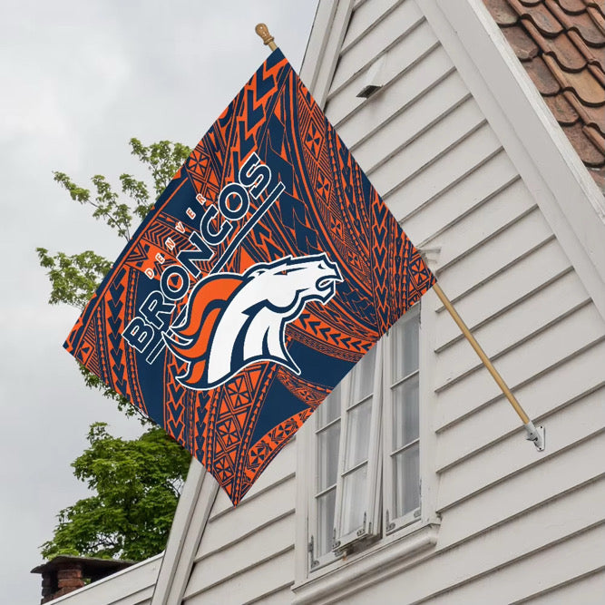 Tribal NFL Denver Broncos House Flag