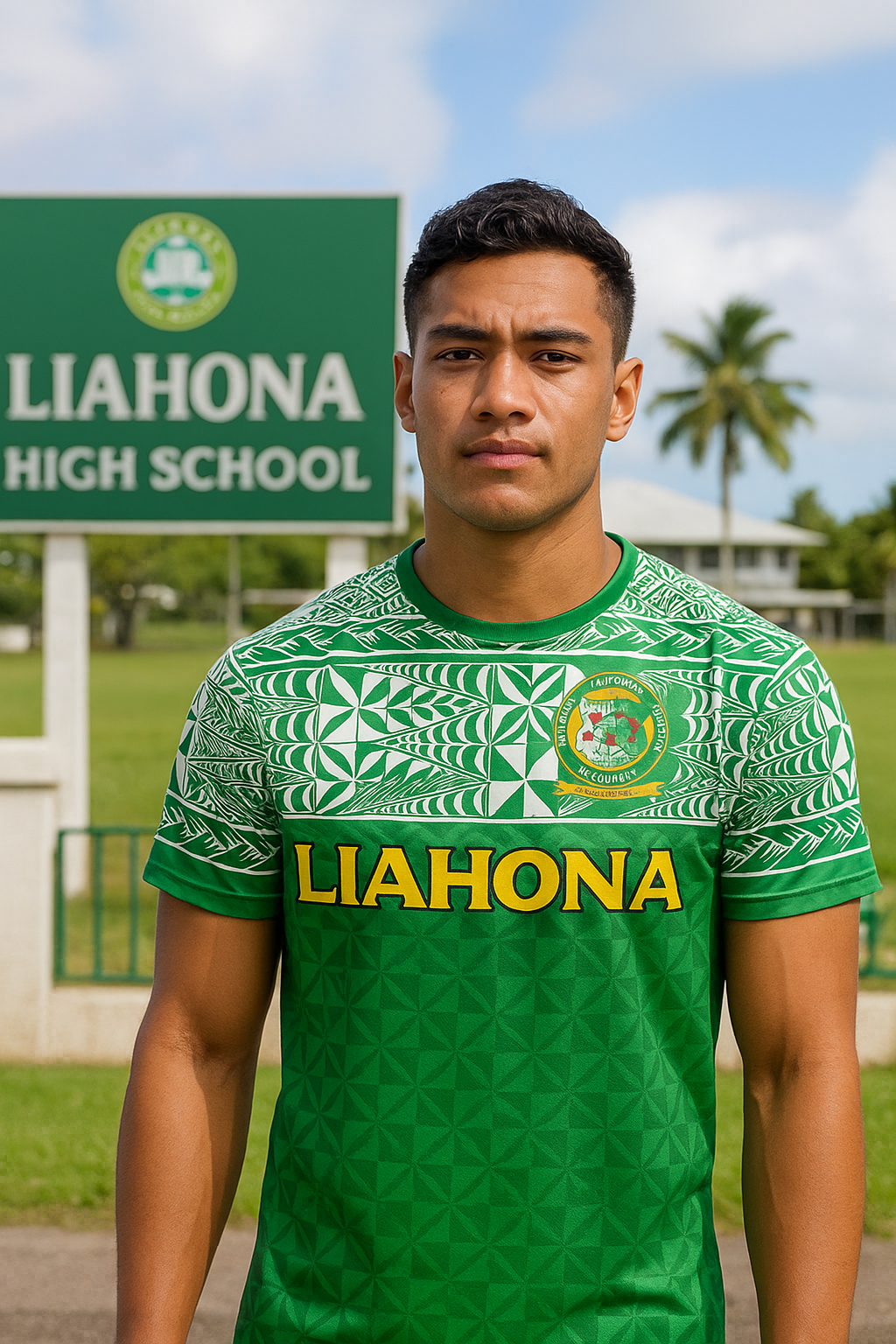 Liahona High School Tribal Dri-Fit Shirt • Island Style Design