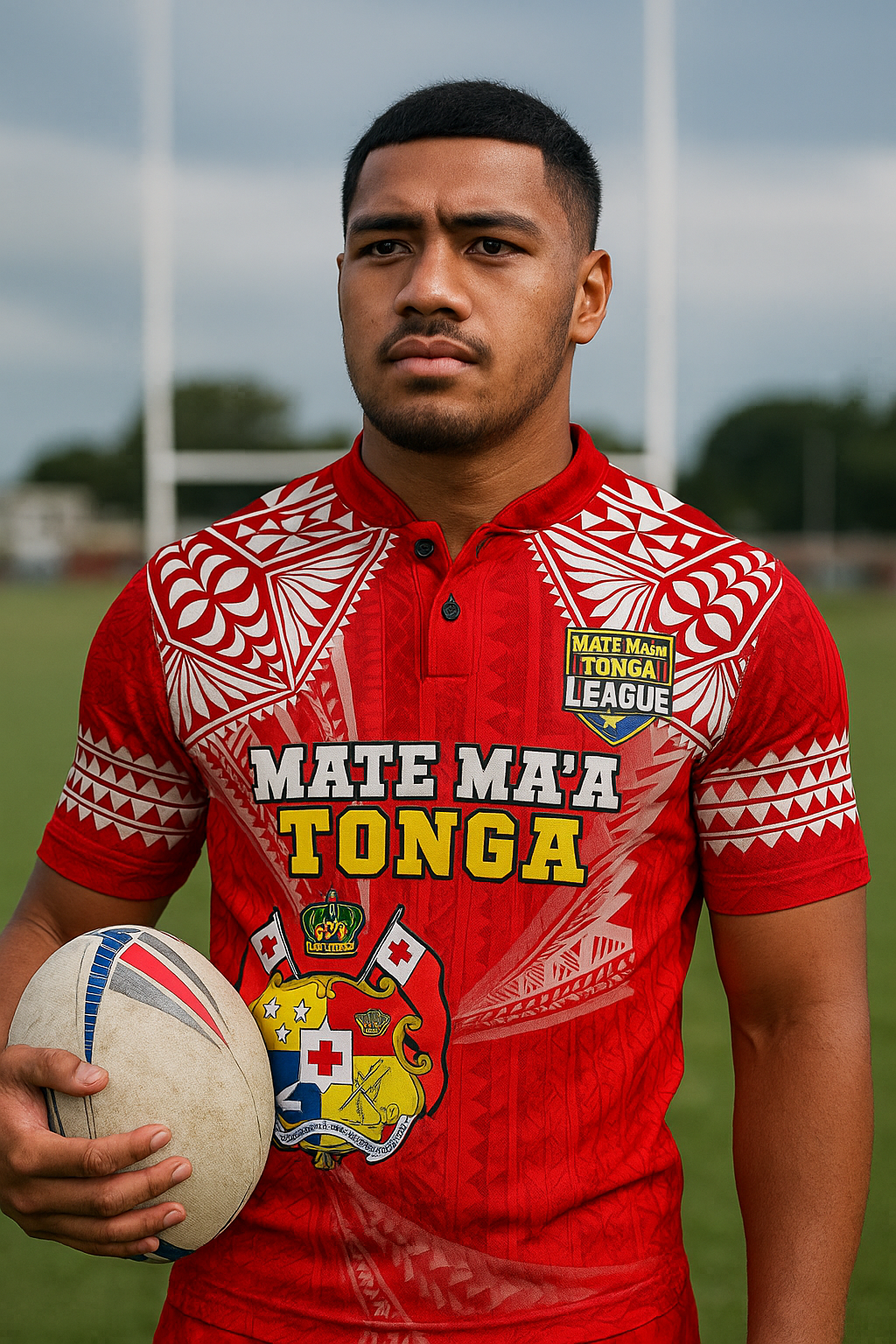 Mate Ma'a Tonga Polynesian Tribal Polo Shirt