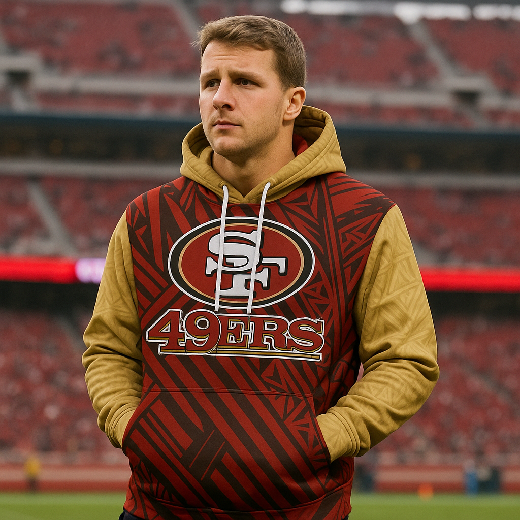 49ers Tribal Design Hoodie | Polynesian NFL Hoodie