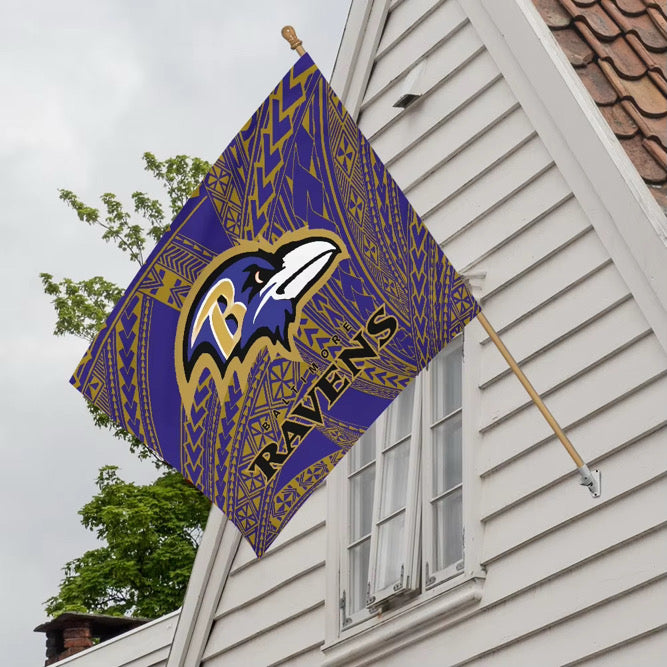 Tribal NFL Baltimore Ravens House Flag