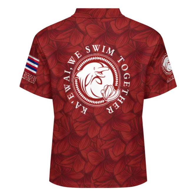 Women’s Ka’ewai Staff Polo Shirt (Flower Design)