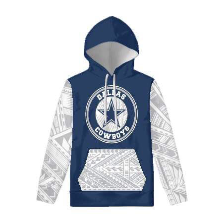 Dallas Cowboys Tribal Design Hoodie | Polynesian NFL Hoodie