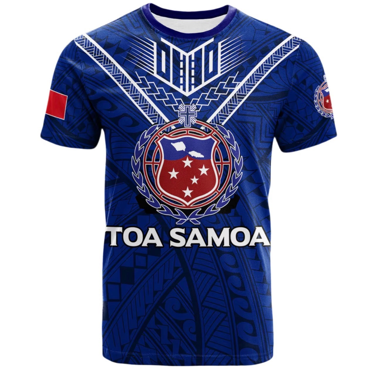 Toa Samoa Polynesian Tribal T-Shirt