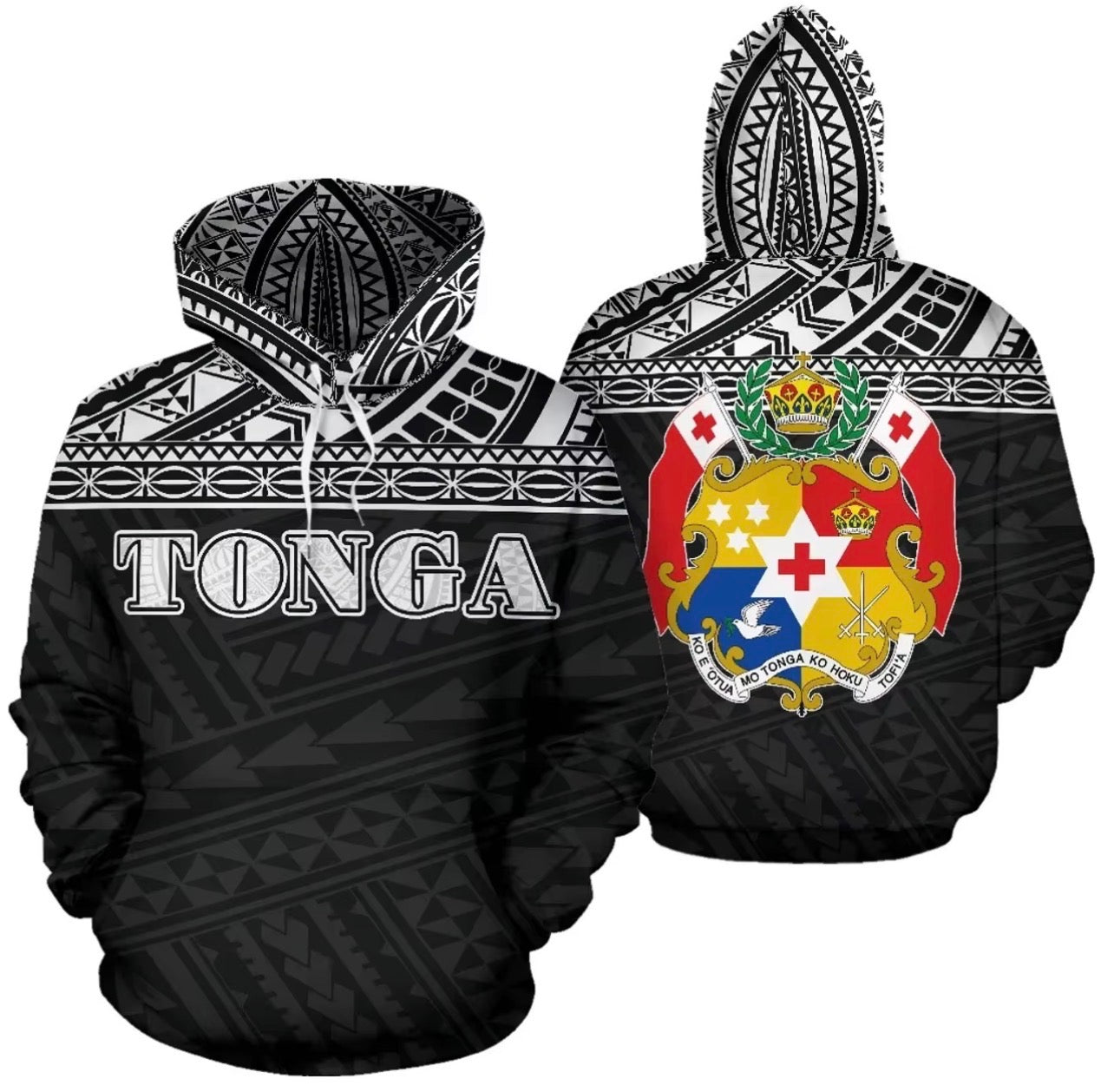 Mate Ma'a Tonga Polynesian Tribal Hoodie