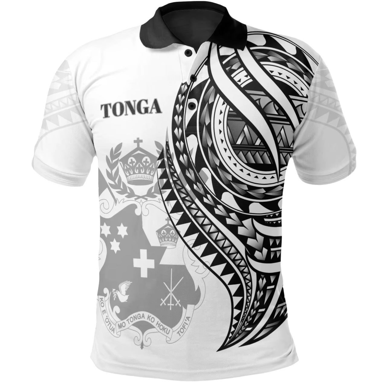 Mate Ma'a Tonga Polynesian Tribal Polo Shirt