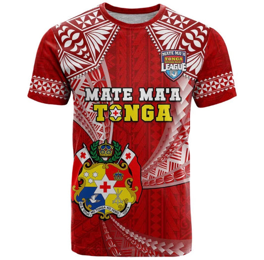 Mate Ma'a Tonga Polynesian Tribal T-Shirt
