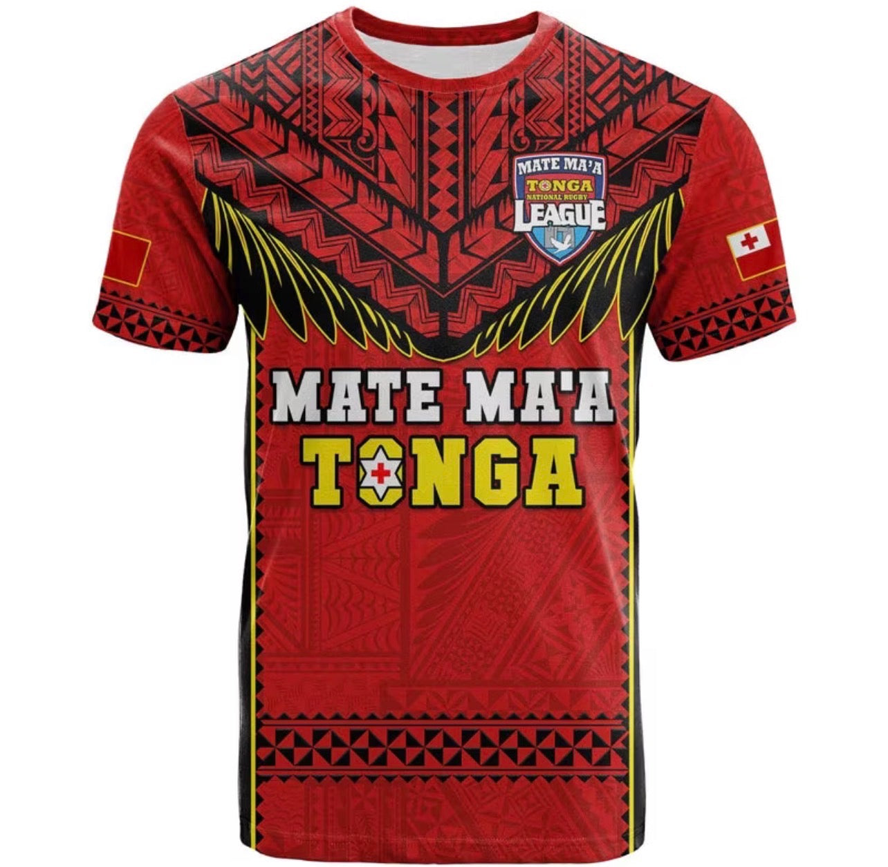 Mate Ma'a Tonga Polynesian Tribal T-Shirt