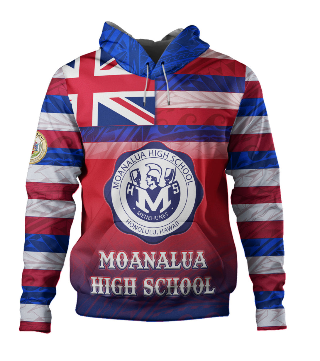 Moanalua High School Polynesian Tribal Hoodie