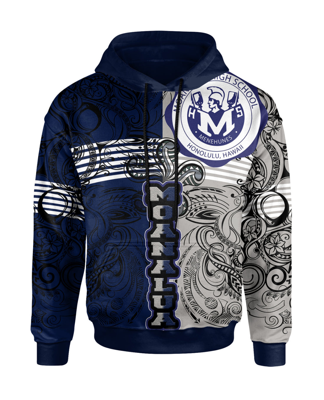 Moanalua High School Polynesian Tribal Hoodie
