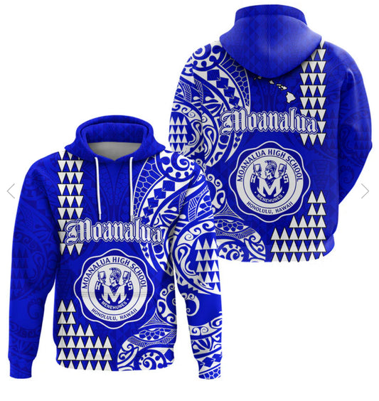 Moanalua High School Polynesian Tribal Hoodie