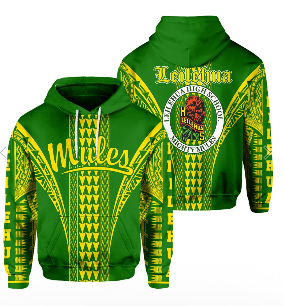 Leilehua High School Polynesian Tribal Hoodie
