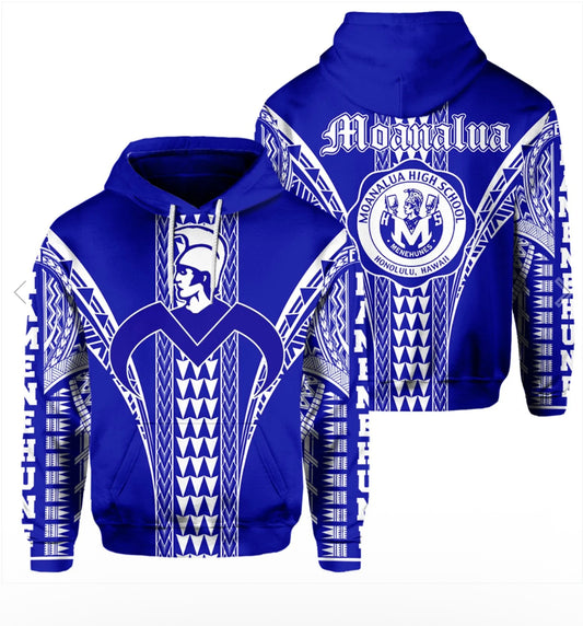 Moanalua High School Polynesian Tribal Hoodie