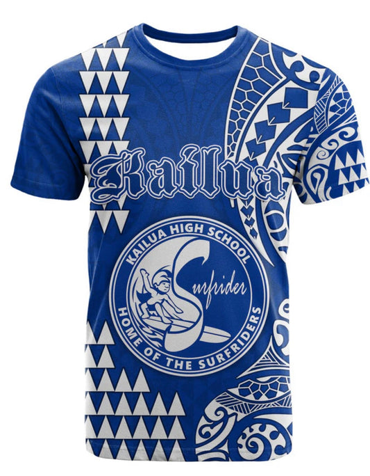 Kailua High Tribal Dri-Fit Shirt • Island Style Design