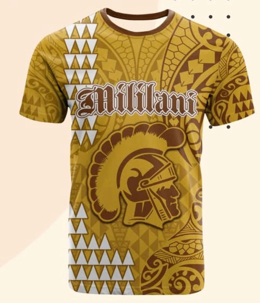 Mililani High School Tribal Dri-Fit Shirt • Island Style Design