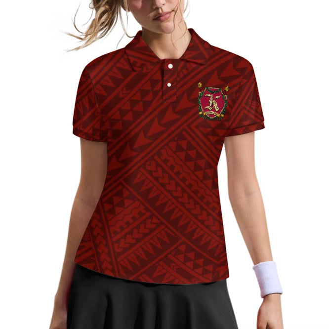 Central Middle School Polynesian Tribal Polo Shirt