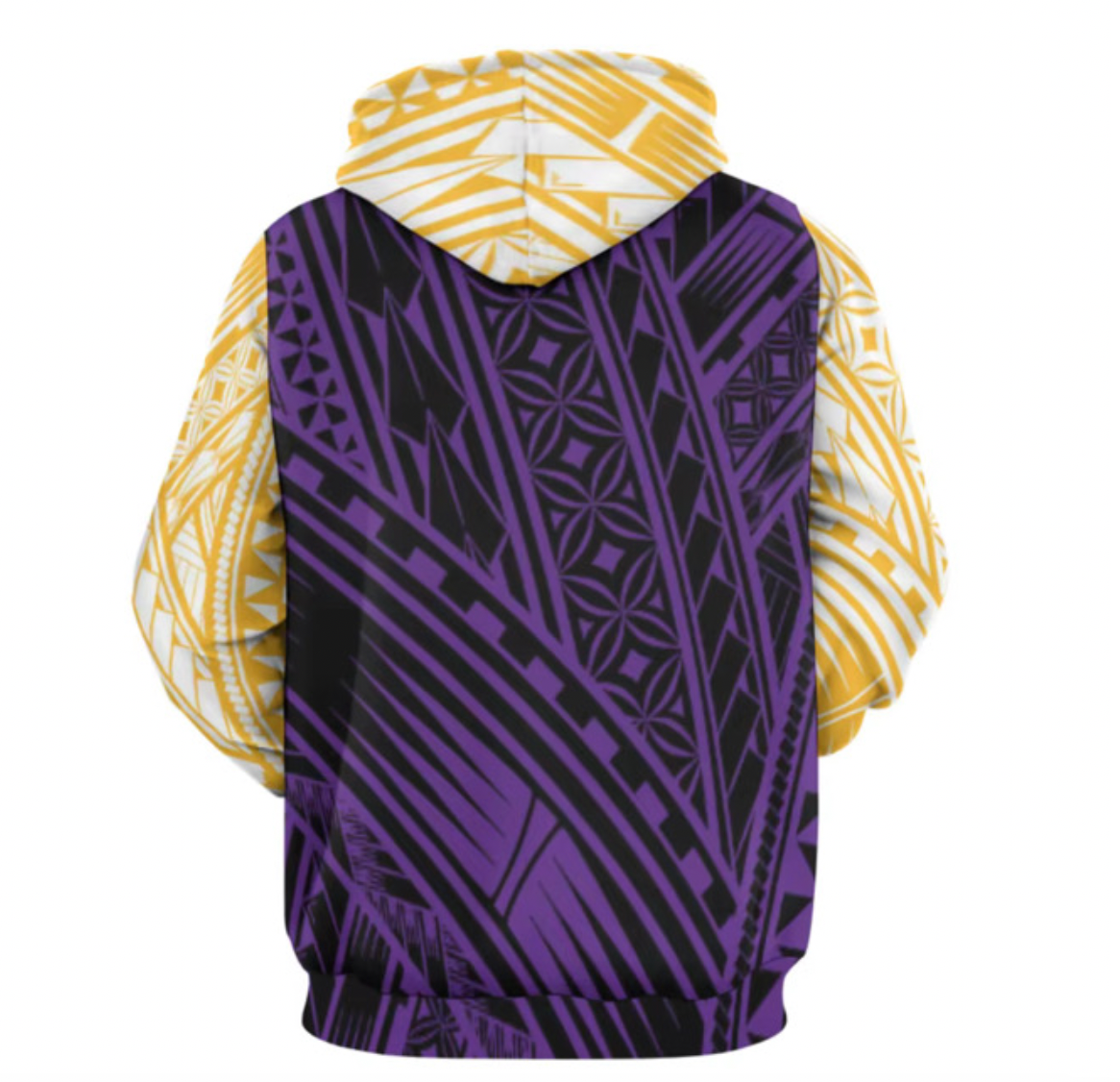 Lakers Tribal Design Hoodie | Polynesian Basketball Hoodie