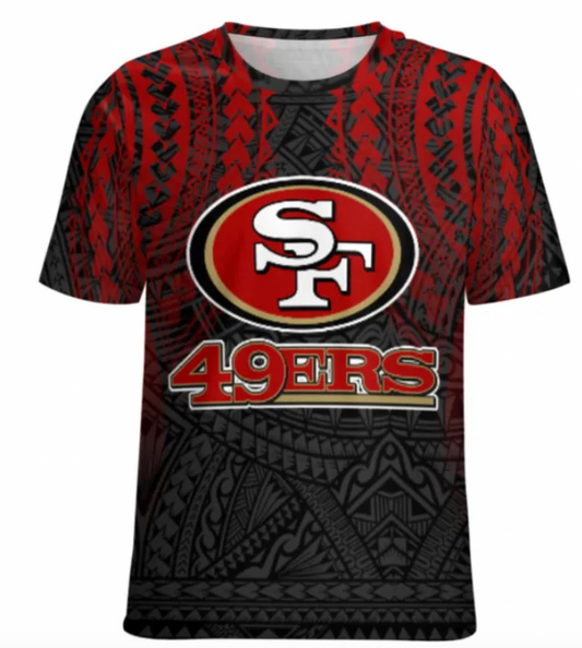 Exclusive San Francisco 49ers Hawaiian Tribal Tee – Lightweight Dri-Fit