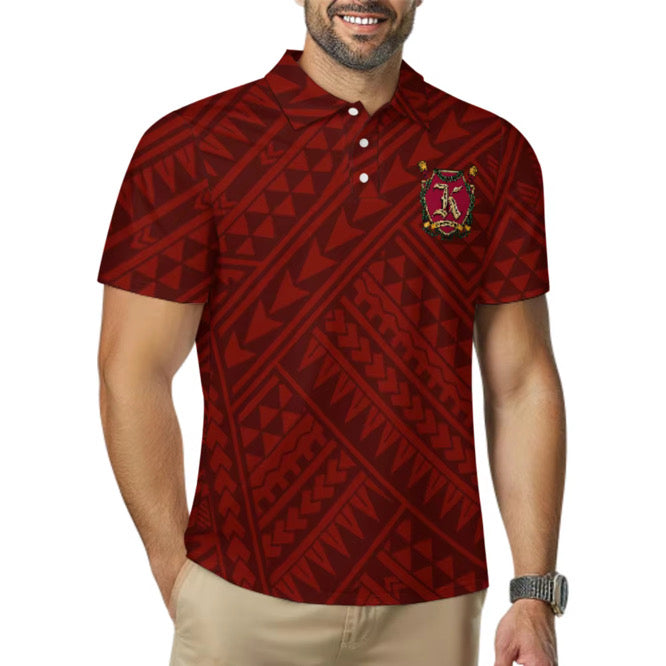 Central Middle School Polynesian Tribal Polo Shirt