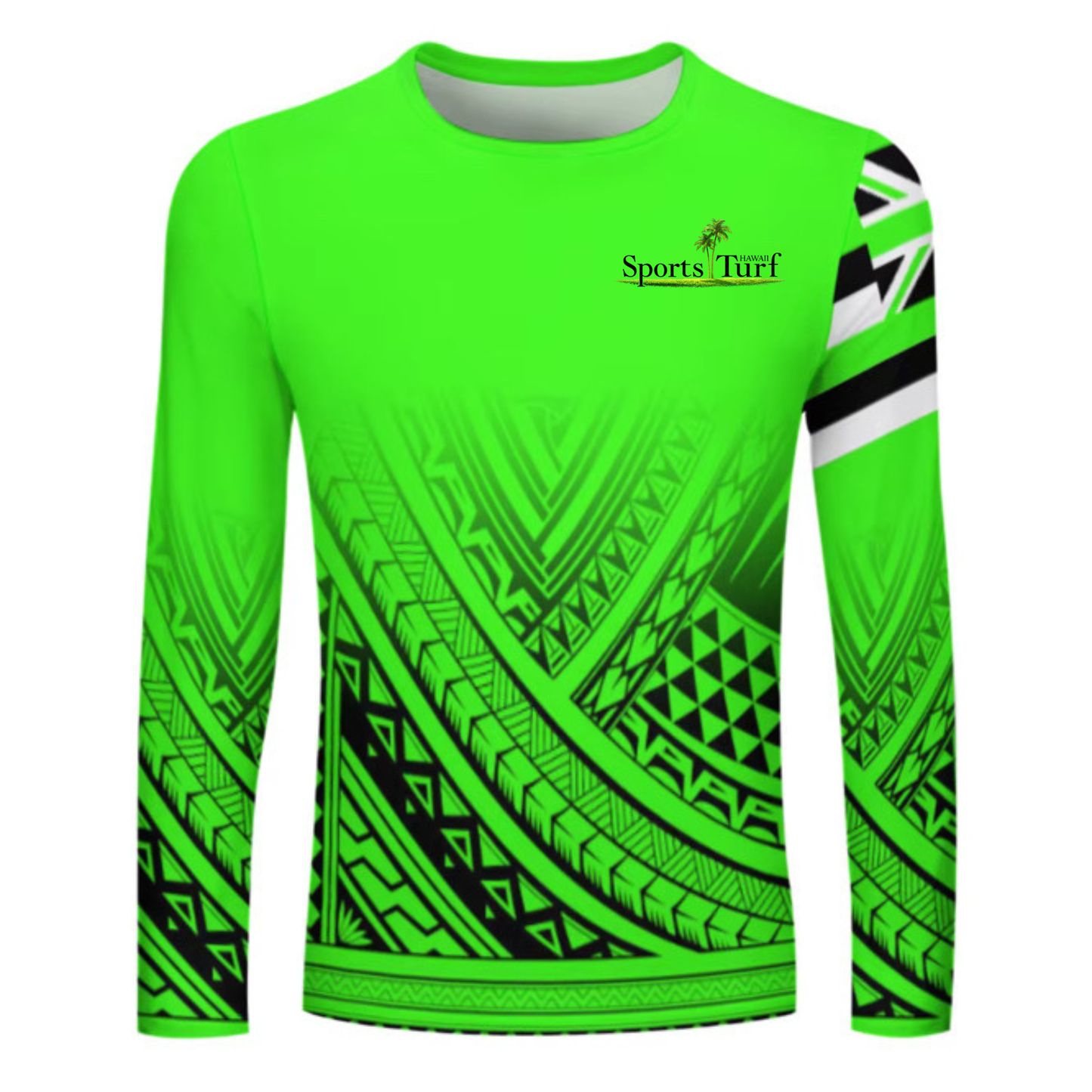 Custom Long Sleeve Shirts • Hawaiian Tribal Design