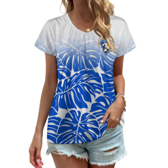 Custom V-Neck T-shirts • Custom School T-shirts (Honowai Elementary School)