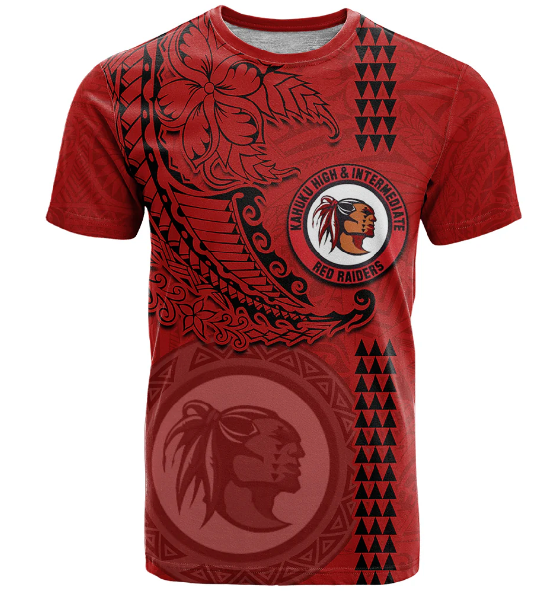 Kahuku High & Intermediate School Dri-Fit Shirt • Island Tribal Design