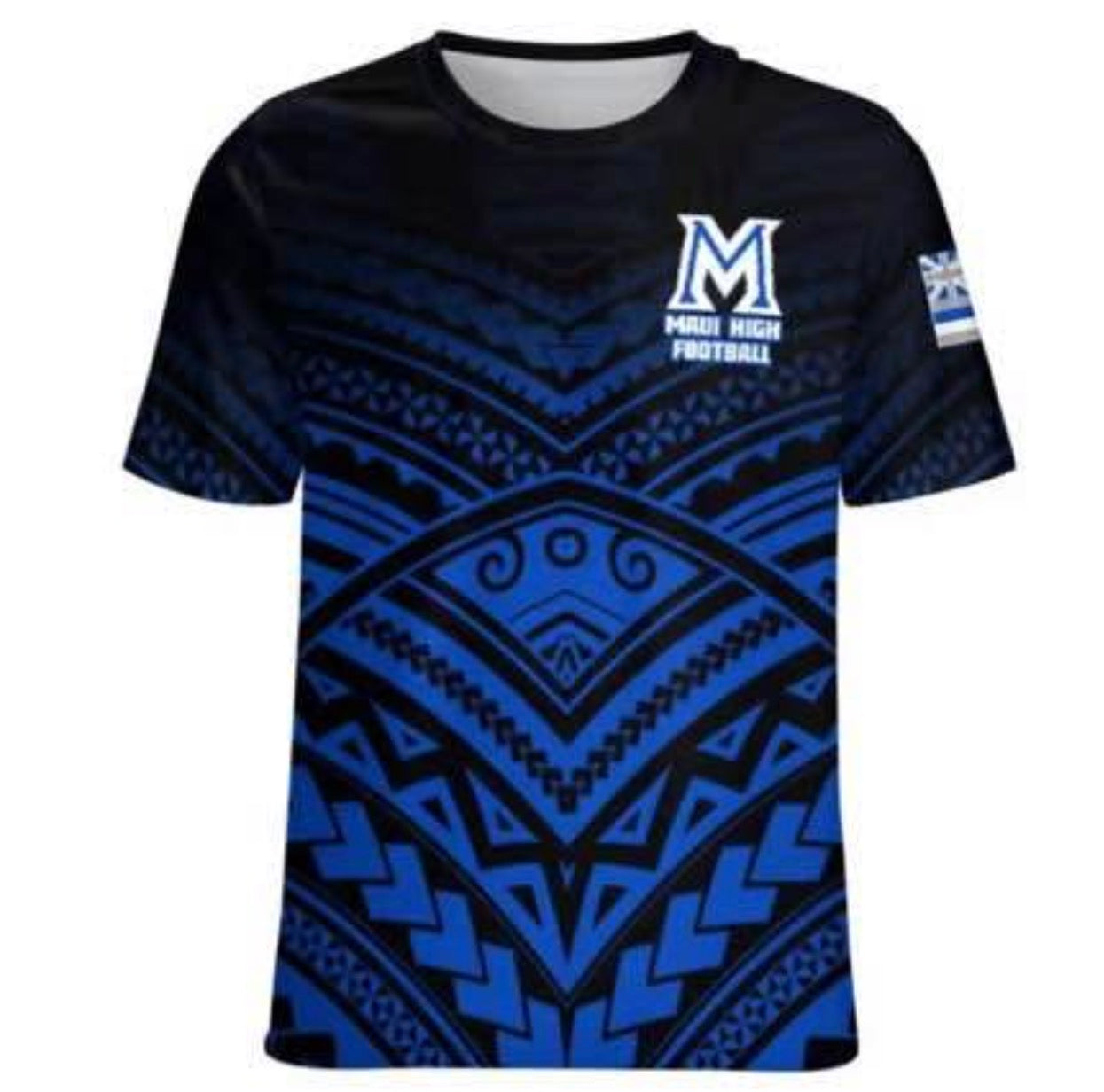Maui High Football Dri-Fit Shirt • Polynesian Tribal Design
